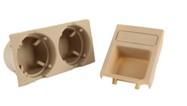 BARDAKLI VE MADENI PARA KUTUSU (SET-BEJ) BMW E46 98>04 - PRO-A - OEM 51168217955