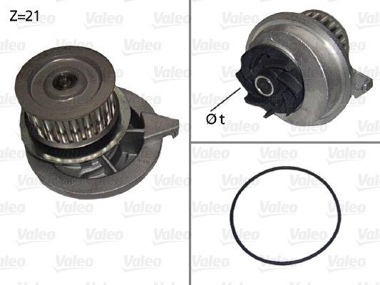 SU POMPASI VECTRA — VALEO VAL-506080 - VALEO - OEM 1334017