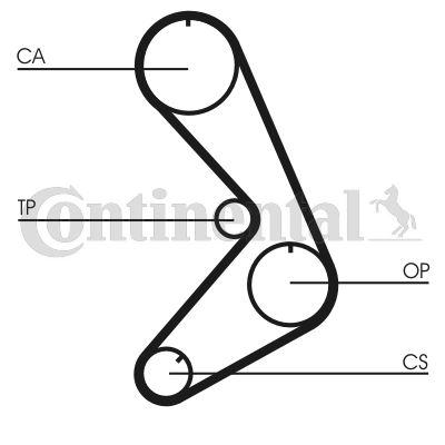 (x) TRİGER KAYIŞI (118x190) RENAULT 18 (83-86) 21 (86-94) TRAFIC MASTER (85-98) 2.2 8V CITRO CX 5059 - CONTI - OEM 7700718726