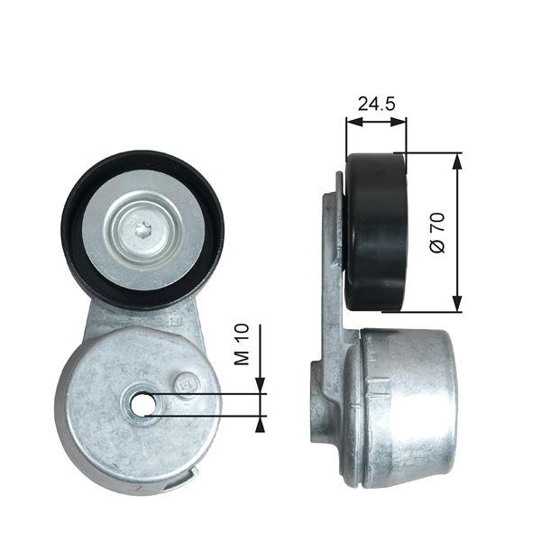 ALTERNATÖR GERGİ RULMANI (KÜTÜKLÜ) ASTRA K 15>22 CORSA E 14>19 INSIGNIA B 17> MOKKA 16>20 ADAM 14>18 1.0-1.4-1.5 B10XE-XFL-B14XE-B/D14XNT-B/D15SFL - GATES - OEM 12656315