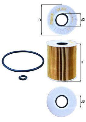 YAĞ FİLTRESİ FORD MONDEO 01> 1.8-2.0-2.3 ZETEC - MAHLE - OEM 4S7J
