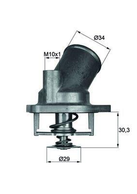 TERMOSTAT (KOMPLE) ASTRA F (91-95)-VECTRA A (90-92)-CALIBRA (89-96) 2.0I 16V (C20XE) ASCONA-KADETT 1.6-1.8 (92C) - MAHLE - OEM 90354822