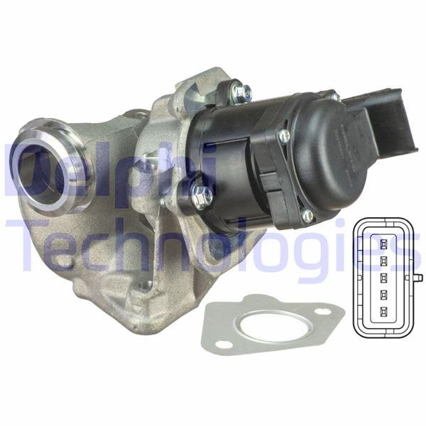 EGR VALFİ BERLINGO-C3-C4-C5-JUMPY-XSARA-P1007-P206-P207-P307-EXPERT-PARTNER 1.6 HDI FIESTA VI 03>11 C MAX FOCUS II 04>11 FUSION 03>12 1.6TDCI VOLVO V70 III S80 II 10> S40 II V50 05> 1.6TD - DELPHI - OEM 1618.59
