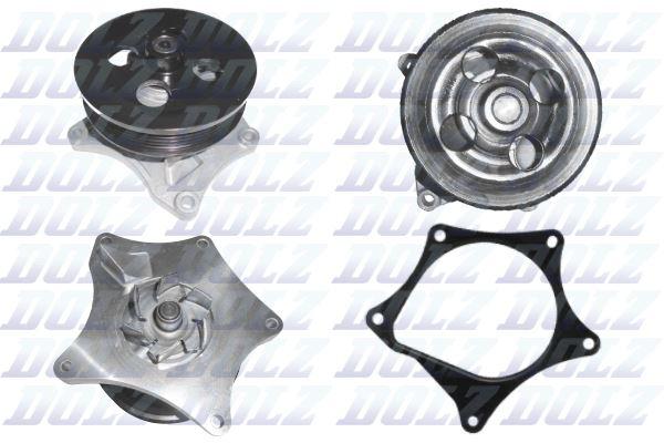 DEVİRDAİM SU POMPASI OPEL ASTRA K-MOKKA-INSIGNIA B-CORSA E 1.0 XFL-XFT 1.4 XFT-XFL TURBO - DOLZ - OEM 25204308