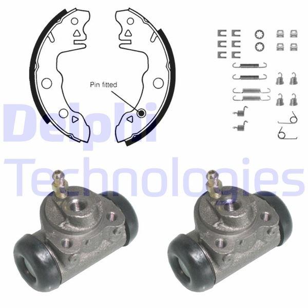 FREN PABUÇ KİTİ ARKA RENAULT 4. 5 09/80>12/85 - DELPHI