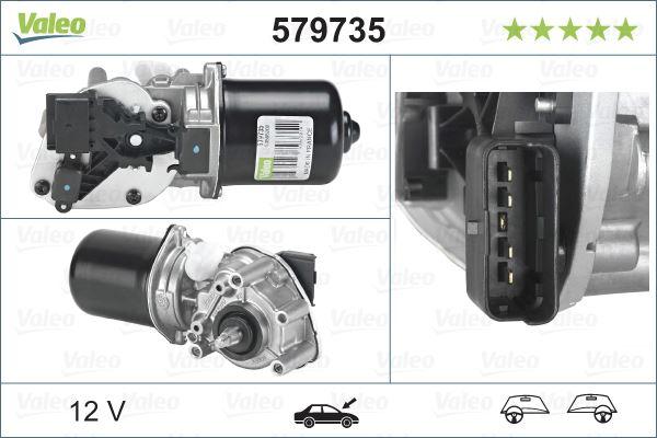ÖN CAM SİLECEK MOTORU RENAULT GRAND SCENIC II 02> SCENIC II 02> - VALEO - OEM 7701056003