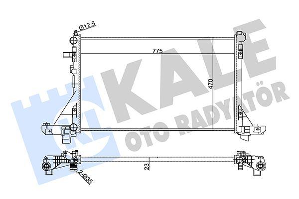 SU RADYATORU MASTER III 10> MOVANO B 10> 2.3dCI - KALE - OEM 2140000Q2A