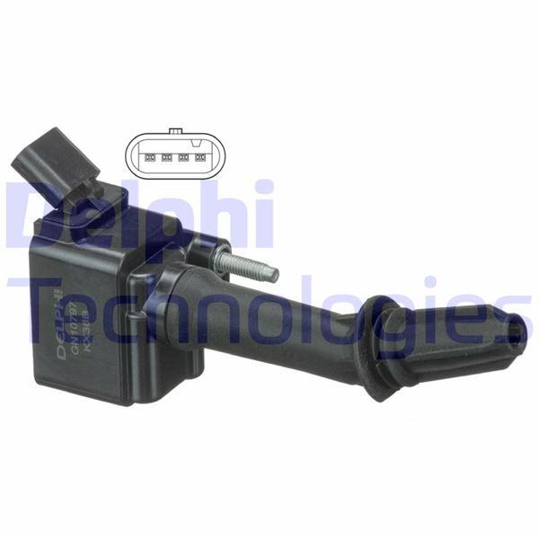ATEŞLEME BOBİNİ ADAM-ASTRA-CORSA-INSIGNIA-MOKKA 1.0-1.4-1.5 B10XFL-B14XF-B15SFL - DELPHI - OEM 1208117