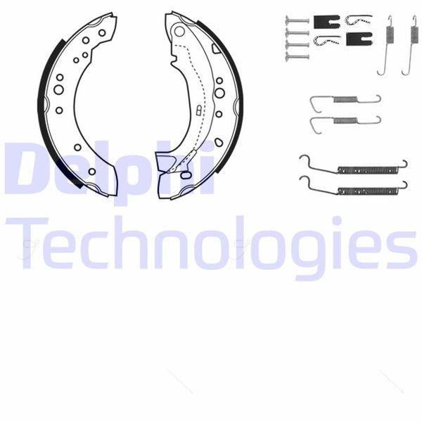 FREN PABUÇ KİTİ ARKA CITROEN C2. C2 ENTERPRİSE. C3. C3 PLURİEL 04/02> - DELPHI