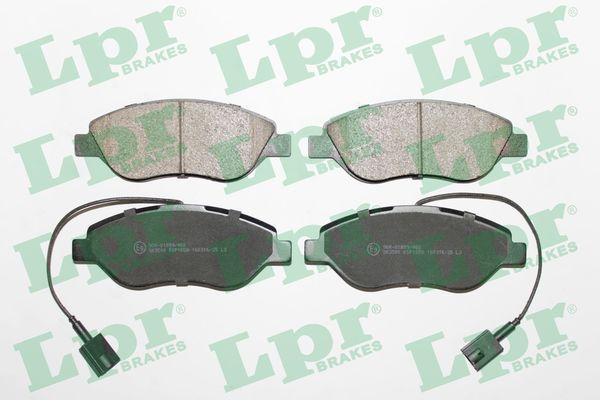 ÖN FREN BALATASI (FİŞLİ) FIAT BRAVO II 08>14 EGEA HB 15> ALFA ROMEO MITO 08>15 - LPR - OEM 77365188