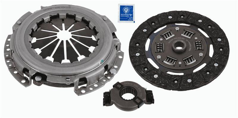 DEBRIYAJ SETI GOLF III-POLO-LUPO-CORDOBA-IBIZA II-CADDY II-1.4-1.6 16V(ABU-AFK.AQQ-AEE-ALM) - SACHS-ITHAL - OEM 030198141X