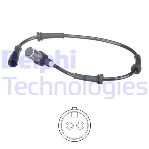 ABS SENSÖRÜ ÖN SAĞ-SOL RENAULT TWİNGO 96>04 - DELPHI - OEM 7700830227