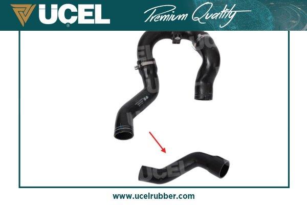 TURBO HORTUMU (BÜYÜK) FIAT DOBLO II 1.3 MJTD 09=> - UCEL - OEM 51832981