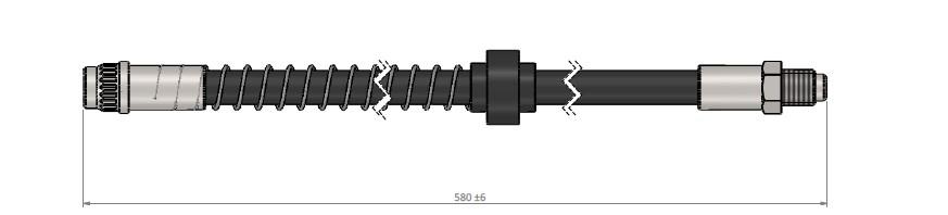 FREN HORTUMU ön C5 (DC.DE.RE.RC) 01-. - CAVO - OEM 480697