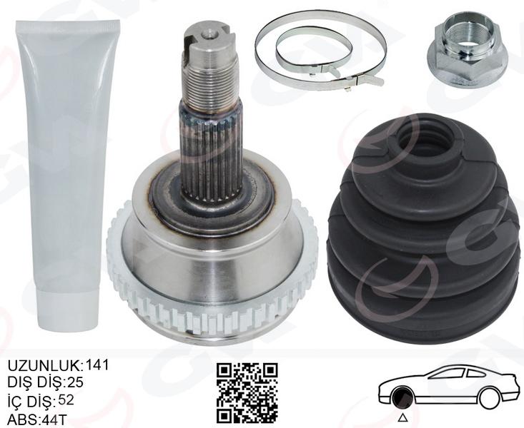 AKS KAFASI SOL-SAG ON DIS FIAT MAREA (185) 1.6i 16v 100 PS (ABSLI) (44 DIS)(96-07) - GVA - OEM 46307083