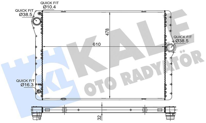 MOTOR SU RADYATORU BMW N63 N74 F01 F02 F03 F04 OTOMATIK SANZIMAN - KALE - OEM 17117570093