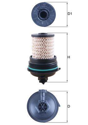 YAKIT FİLTRESİ RENAULT MEGANE IV 15> TALISMAN 15> SCENIC IV 15> ESPACE 16> 1.5dCi 1.6dCi - MAHLE - OEM 165571618R