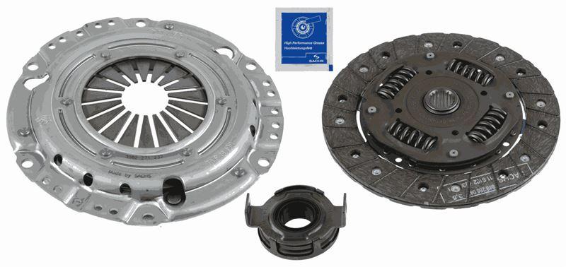 DEBRİYAJ SETİ CADDY II 1.6 (96-00)-FELICIA I-II 1.3-1.6 06/97> FAVORIT 1.3 (AEE-AMJ) - SACHS - OEM 3000813001