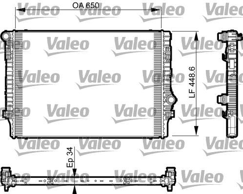 RADYATOR GOLF OCTAVIA A3 >10 2012 - VALEO - OEM 5Q0121251EP