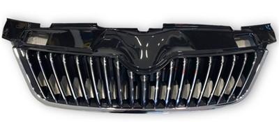 ON PANJUR KROM CIZGILI KROM CERCEVE UST PLASTIK BIRLIKTE PARLAK SIYAH FABIA 2007-2010 - PRO-A - OEM 5J0853668D