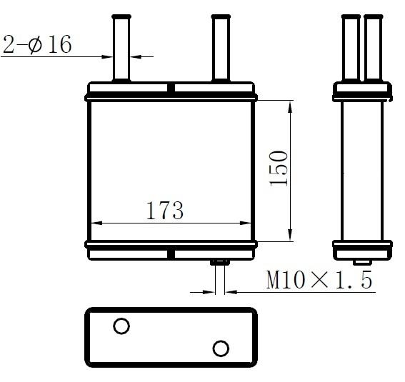 KALORİFER BRAZİNG HEATER A/M(145x180x42)PRESTİGE ARKA - ORIS