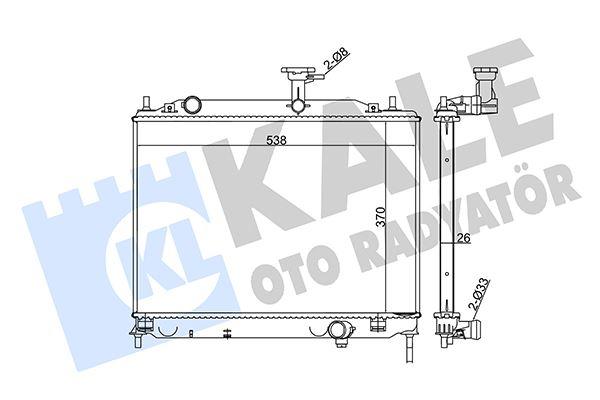 RADYATOR ERA 1.5 CRDI (MT) AL PL BRZ - KALE - OEM 25310-1E300