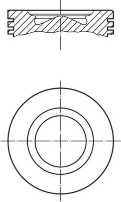 PİSTON COMPLETE (96.4)MM FIAT - MAHLE