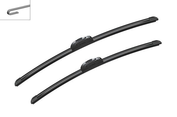 AEROTWIN SİLECEK 55cm+50cm (MUZ TİPİ) XSARA [N6/7/VTS]-BRAVO-BRAVA-MONDEO-P306 [N3/5]-MGN I [X64] - BOSCH - OEM 642336