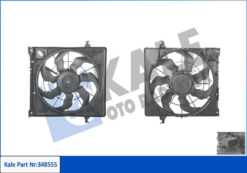 FAN MOTORU i30-KIA CEE'D (DAVLUMBAZLI) — KALE 348555 - KALE - OEM 253801H680