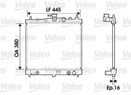 RADYATOR MICRA — VALEO VAL-734247 - VALEO - OEM 21460-AX800