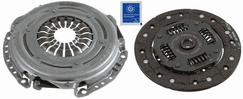 DEBRIYAJ SETI FORD FIESTA-KA-FUSION 1.25 1.4 ZETEC 95-17 (BENZİNLİ) - SACHS - OEM 8V217540A1E
