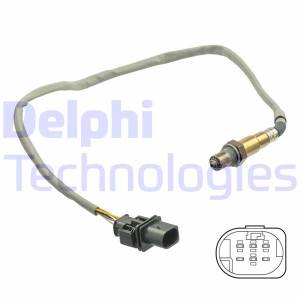 OKSİJEN SENSÖRÜ A3-A4-A5-A6-Q3-Q5-ALHAMBRA-LEON-OCTAVİA-GOLF-JETTA-SCİROCCO-SHARAN-TİGUAN 04-2008> - DELPHI - OEM 03L906262Q