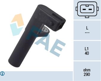 KRANK DEVİR SENSÖRÜ FORD ESCORT-FİESTA 91> 1.25-1.4-1.6 BENZİN - FAE - OEM 89BF