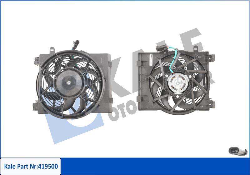 FAN MOTORU DAVLUMBAZLI CORSA C 1.0-1.2-1.4-1.8 00=> COMBO 1.6 01=> (170W-294mm) - KALE - OEM 1341332