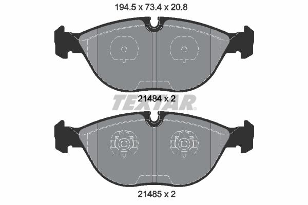 FREN BALATASI ON MERCEDES W202 W210 W211 W220 R170 . BMW E38 E52 - TEXTAR - OEM A0034209120