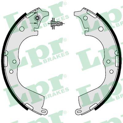 ARKA KAMPANA PABUÇ BALATA TOYOTA HIACE 2.4L LH112 LH114 89-04 (270x57) - LPR - OEM 0449526190
