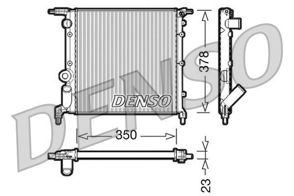 RADYATOR CLIO 1.2 RL RN - VALEO - OEM 7701034768
