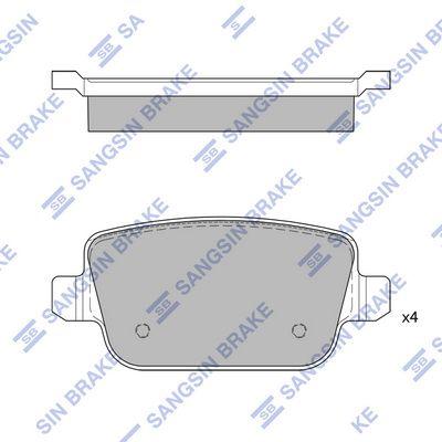 FREN BALATASI ARKA FORD GALAXY KUGA MONDEO S-MAX LAND ROVER FREELANDER VOLVO S80 V70 XC70 - DELPHI - OEM 1438867