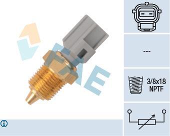MOTOR SICAKLIK SENSÖRÜ FORD FOCUS-ESCORT-MONDEO-FİESTA 91> 1.25-1.4-1.6-1.8-2.0 BENZİNLİ (TERMOSTAT KAPAĞINA GELEN) - FAE - OEM F5AF