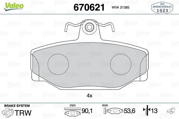 ARKA BALATA VOLVO V70 2.0T 2.3 2.5 (97-3.00) XC70 2.4T (97-9.02) S70 (98-99) 740 760 780 940 S90 V90 - VALEO - OEM 271829