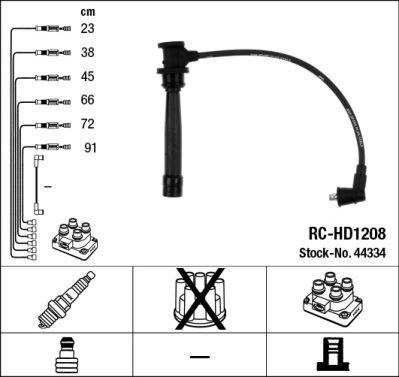 RC-HD1208 ATEŞLEME KABLOSU - NGK