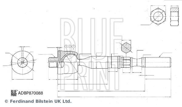 ROT MİLİNİSSAN NISSAN CABSTAR III NT400 CABSTAR - BLUEPRINT - OEM D8521MD00A