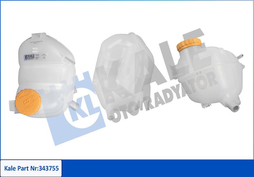 RADYATOR EK GENLESME SU DEPOSU OPEL ASTRA H 1.4 1.6 1.8 04=> (KAPAKLI) - KALE RADYATOR - OEM 93179469
