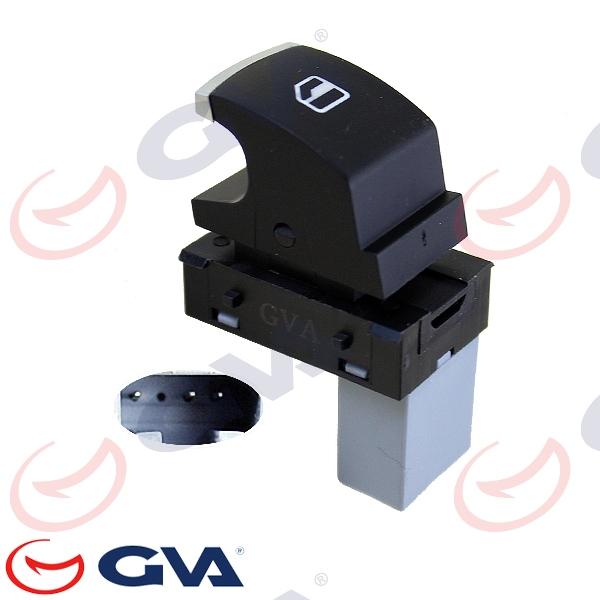 CAM AÇMA ANAHTARI ÖN (SAĞ/SOL) VWAG TÜM MODELLER (09-12) (TEKLİ-NİKELAJLI) - GVA - OEM 5K0959855