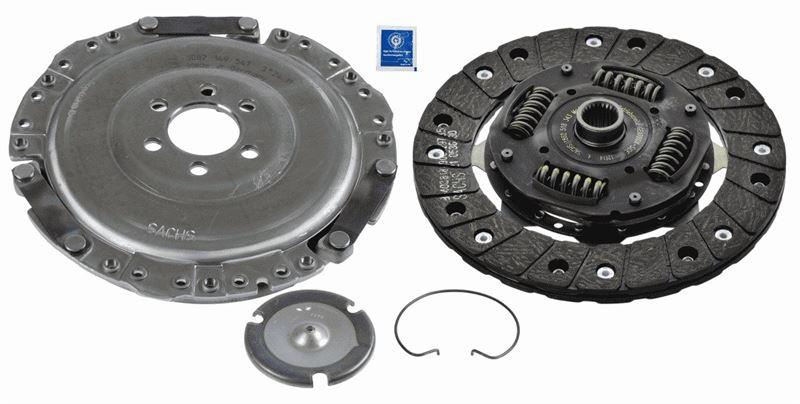 DEBRIYAJ SETI 9 DELIK 210mm CADDY GOLF 92-98 POLO CLASIC 97-02 TOLEDO IBIZA II CORDOBA VENTO 1.9TD 1.9SDI AFT-AKL - SACHS - OEM 1L0198012