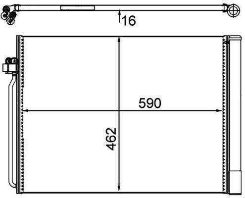 KLIMA RADYATORU — MAHLE AC405000P - MAHLE