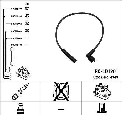 RC-LD1201 ATEŞLEME KABLOSU - NGK