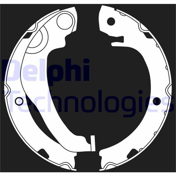 FREN PABUCU ARKA TOYOTA COROLLA VERSO 04> - DELPHI