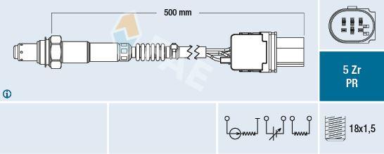 HEGO SENSÖRÜ FORD FOCUS-MONDEO 11> 1.6 ECOBOOST - FAE - OEM BM5A