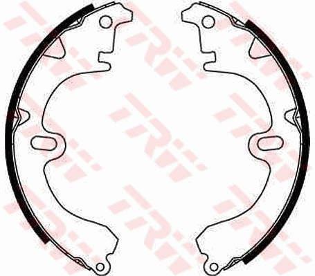 ARKA PABUÇ BALATA TOYOTA COROLLA (87-00) CARINA (83-97) CAMRY (83-91) (200x37) - TRW - OEM 0449512250